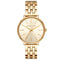 Michael Kors Ladies Gold Round Stainless Steel Watch