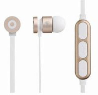 Volkano Mercury series Gold & White Bluetooth magnetic Earphones VK-1006-GDWT