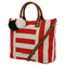 Pierre Cardin Jayjay Grab Handle Canvas Handbag Canvas Red