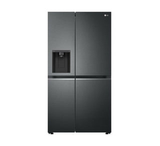 LG 611LT Matt Black Steel Side by Side Refrigerator  GC-L257SQSL.AMCQESA