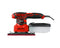 Sander 3 In 1 Plastic Red 3 Velcro Sand Paper Sheets 200W