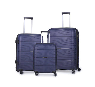 Pierre Cardin Montepellier Hard Case Navy Polypropylene