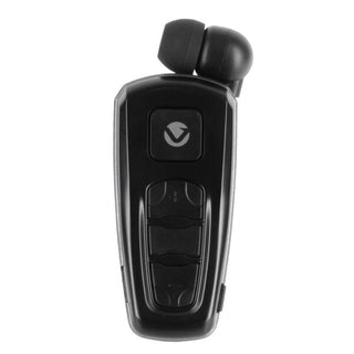 Volkano Stretch series retractable mono earpiece - Bluetooth Black VK-1100-BK