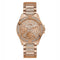GUESS Rose Gold Tone Case Rose Gold Tone Stainless Steel Watch