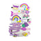 Assorted Hairclips for Girls - Purple