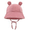 pink baby bear bucket hat