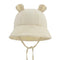cream baby bear bucket hat