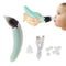 Toddler using the Baby Electric Nasal & Ear Aspirator
