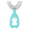 Baby U-Shaped Silicone Toothbrush Blue