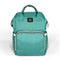Aqua backpack nappy bag