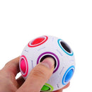Hand holding a Ball Fidget Cube