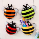 Bee Toothbrush Holder - Assorted colours.