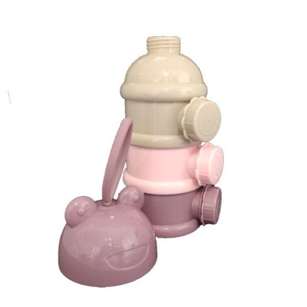 Beidile Baby Milk Powder Dispenser - Pink & Rose