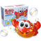 Bubble crab bathe toy with packaging.
