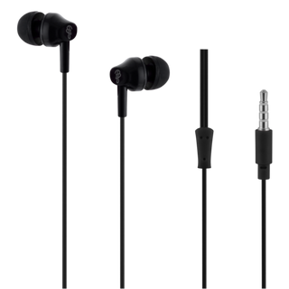 Pro Bass Genesis series Packaged Aux earphone No Microphone - Black