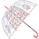 Baby Pink Clear Unicorn Umbrella