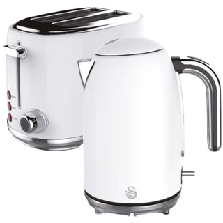 Kettle and 2-Slice Toaster Pack Pearl White