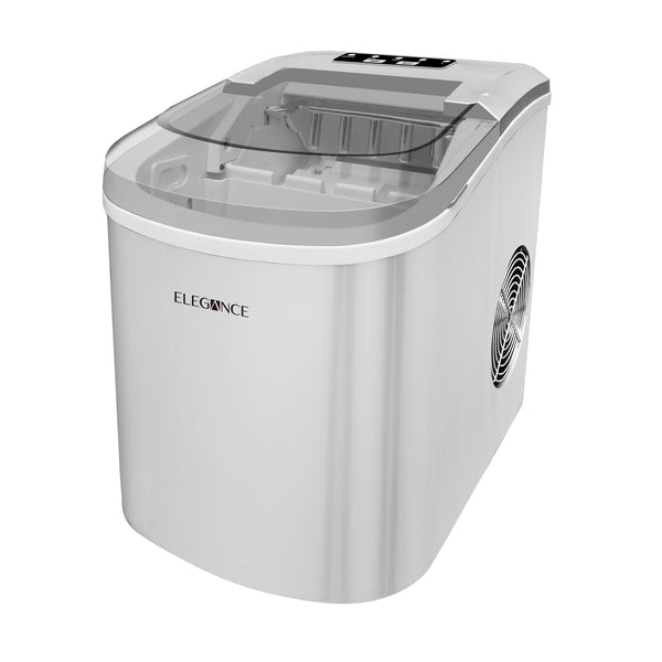 Elegance 12kg Silver Ice Maker ELIM12