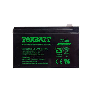 Forbatt 12V 8Ah GEL Battery (Gates / Alarms / CCTV)