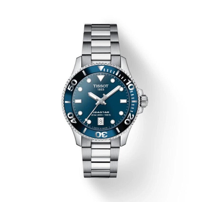 Tissot Seastar 1000 Quartz with Blue Dial Men's Watch  T1202101104100