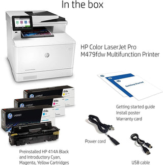 HP MFP M479fdw 4-in-1 Multi-Function Colour Laser Printer with Wi-Fi (A4)