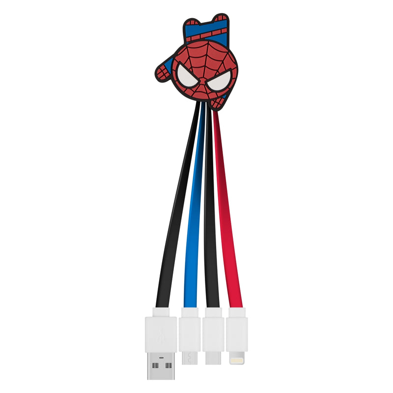 Marvel 3-in-1 charging cable - Spider-Man MV-20039-SM