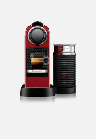 Citiz & milk coffee machine - cherry red