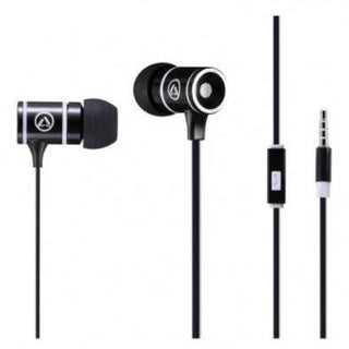 Amplify Pro Load series earphones with Mic, Black & Red , Black