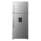 Hisense 535L Top Freezer Fridge with Water & Ice Dispenser - Inox