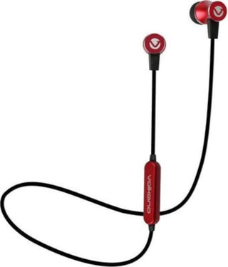 Volkano Chromium B.T. Earphones with SD Card Reader - Red VK-1105-RD