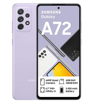 Samsung Galaxy A72 128GB Dual Sim - Awesome Violet