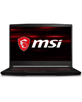 MSI GF63 Thin 10SC i5 8GB 512GB SSD GTX1650 15.6" Gaming Notebook - Black