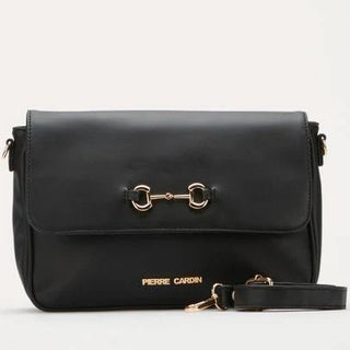 Pierre Cardin Adele Flapover Crossbody Bag | Black- PCL05133BKBK-A0