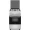 Ferre  50 x 60 4 Gas, Cast Iron, Elec Oven, Light, Ignition, Glas Lid, Thermostat, 1 Pans, Stainless Steel