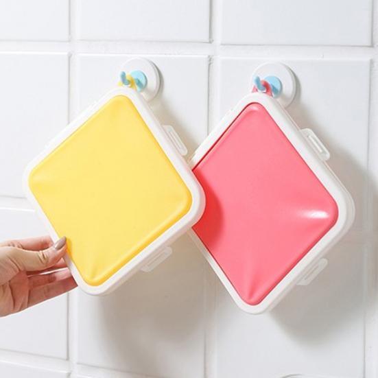 Silicone Sandwich Storage Box hanging from the wall