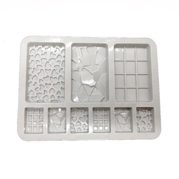 Heart Blocks Small Silicone Moulds