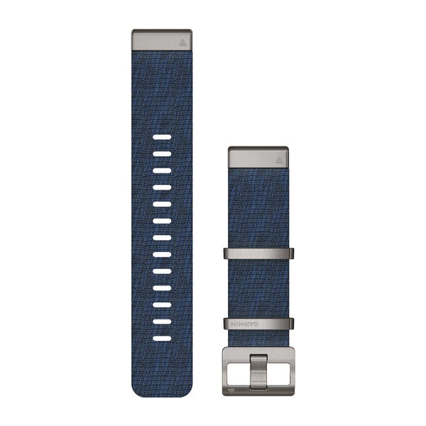 MARQ Collection | QuickFit® 22 Watch Straps Jacquard-weave Nylon Strap – Indigo