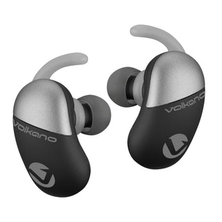 Volkano Swish Series True Wireless Sports Earphone + Carry Case VK-1129-BKSL